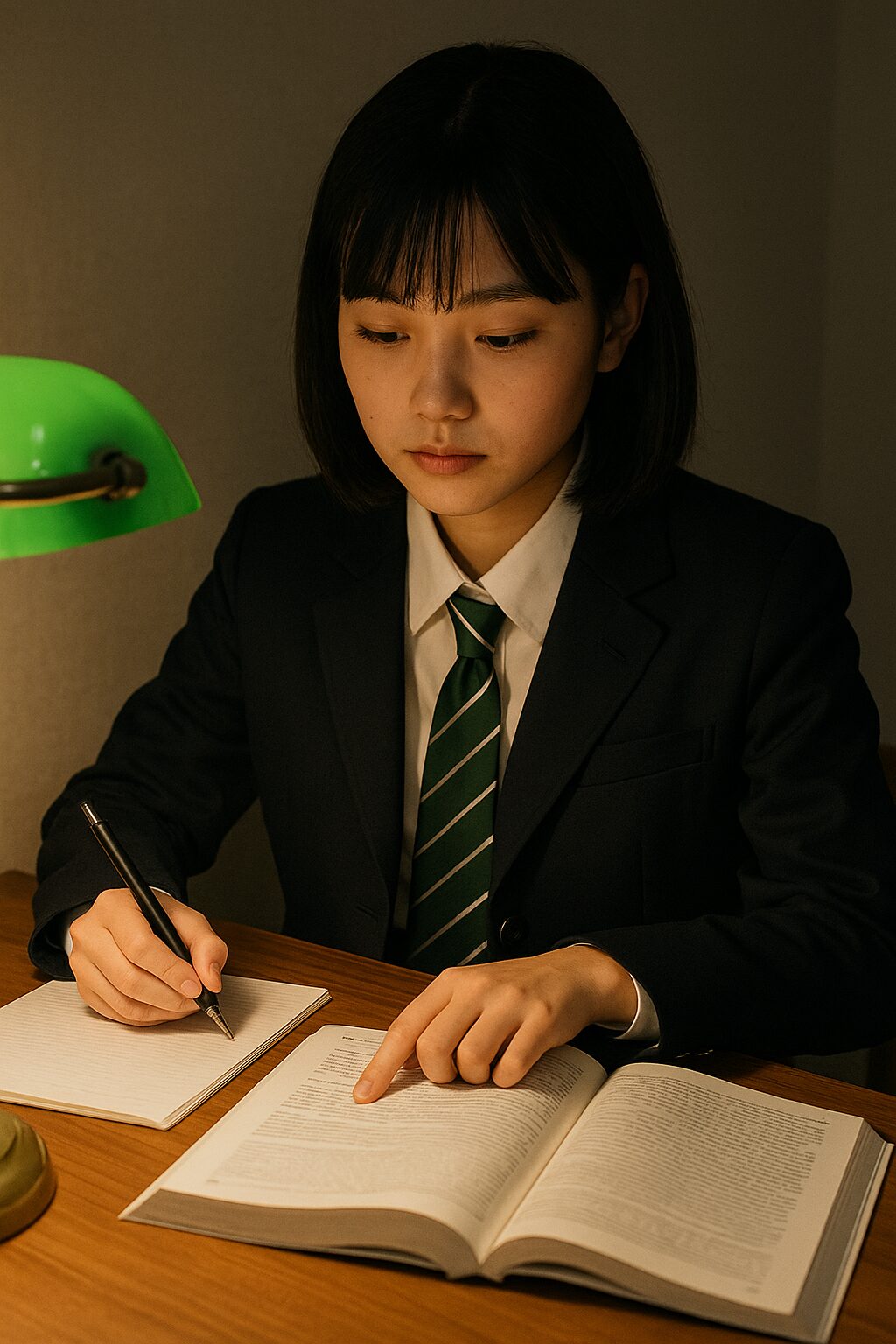 kuwa_high_school_girl_studying_before_exam.jpg